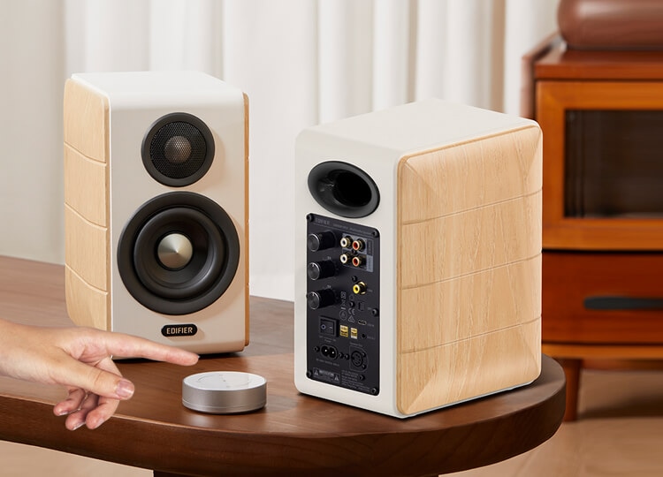Boxe EDIFIER S880DB MKII, 2.0, 88W, Bluetooth, alb-maro